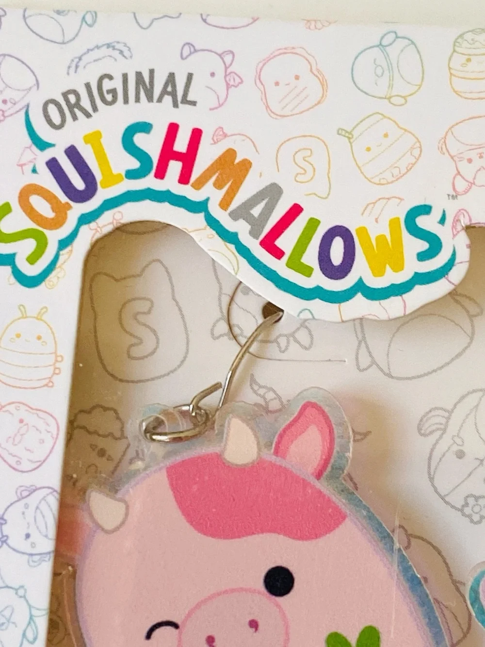 Squishmallows Reshma Large Earrings Gift Set, Hypoallergenic Nickel-Free Girls